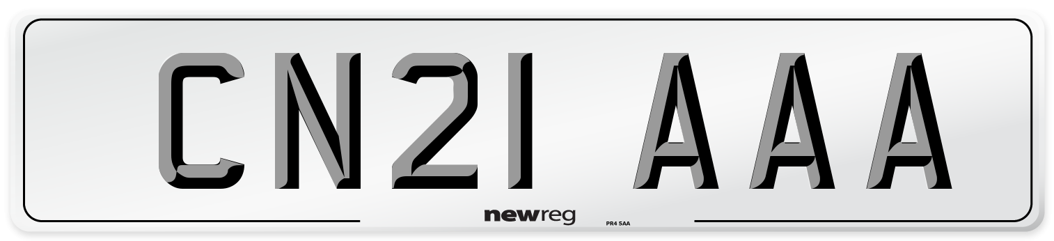 CN21 AAA Number Plate from New Reg